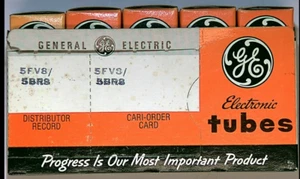 Lot of 5 - 5FV8 / 5BR8 TUBES GE - TESTED - Picture 1 of 5