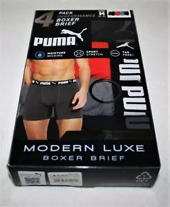 4 Slip Boxer PUMA Performance ACTIVE STRETCH CONFEZIONE DA 4 Intimo Edizione Limitata - Foto 1 di 7