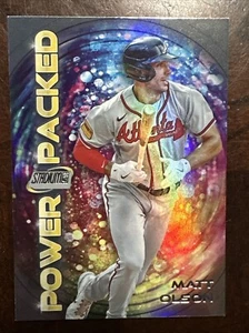 2024 Topps Stadium Club - Power Packed #PP-10 Matt Olson - Picture 1 of 2