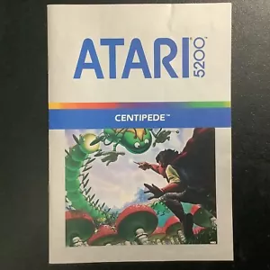 Centipede Atari 5200 nur Bedienungsanleitung - Bild 1 von 2
