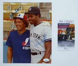 Gary Carter & Dave Winfield Signed Autographed 8x10 Photo JSA COA - Picture 1 of 4
