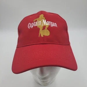 Cappello da baseball Captain Morgan Spiced Rum ricamato berretto regolabile snapback rosso - Foto 1 di 9