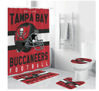 Sport Football Team Helmet Tampa Bay Buccaneers Shower Curtain Sets.