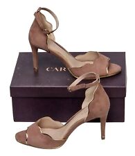 CARVELA Link Stunning Nude Ankle Strap Suedette  Heels Ladies Shoes EU 40 UK 7