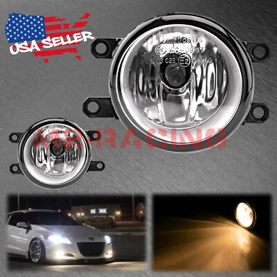 2010-2014 Toyota 4Runner Pair of Fog Light Clear Lens Replacement Fit Grade T4 - Image 1 of 4