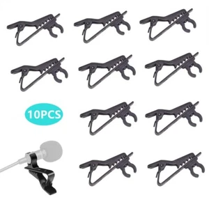 Lavalier-Mikrofonclip Mikrofonklemme 10-Stück Lavalier Mic Clip Mikrofonhalter - Bild 1 von 9