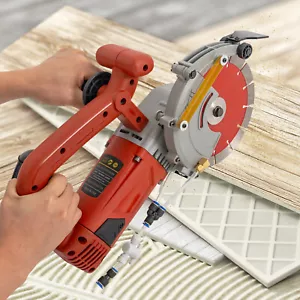 4800W Electric Concrete Saw, Slotting Machine Concrete Cutting Machine 5000r/min - Picture 1 of 23