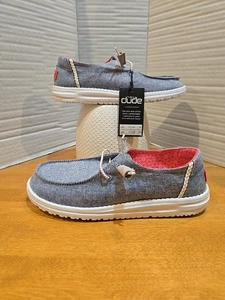 Hey Dude Wendy Cambray Trenza Índigo Sin Cordones Para Mujer Talla 8 Nuevo Con Etiquetas Cómodo Informal - Imagen 1 de 10