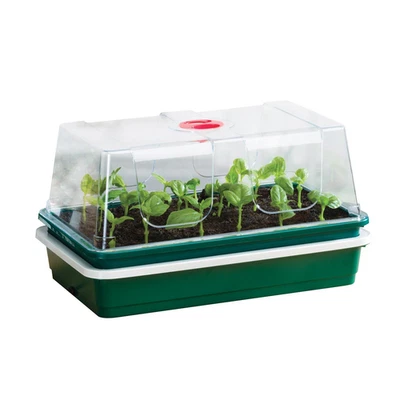 Garland One Top Electric Propagator Compact Heated Seed Starter Tray Vented Dome - Image 1 of 4