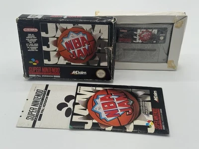 Super Nintendo Entertainment System NBA JAM SNES Complete Good Condition Boxed - Image 1 of 4