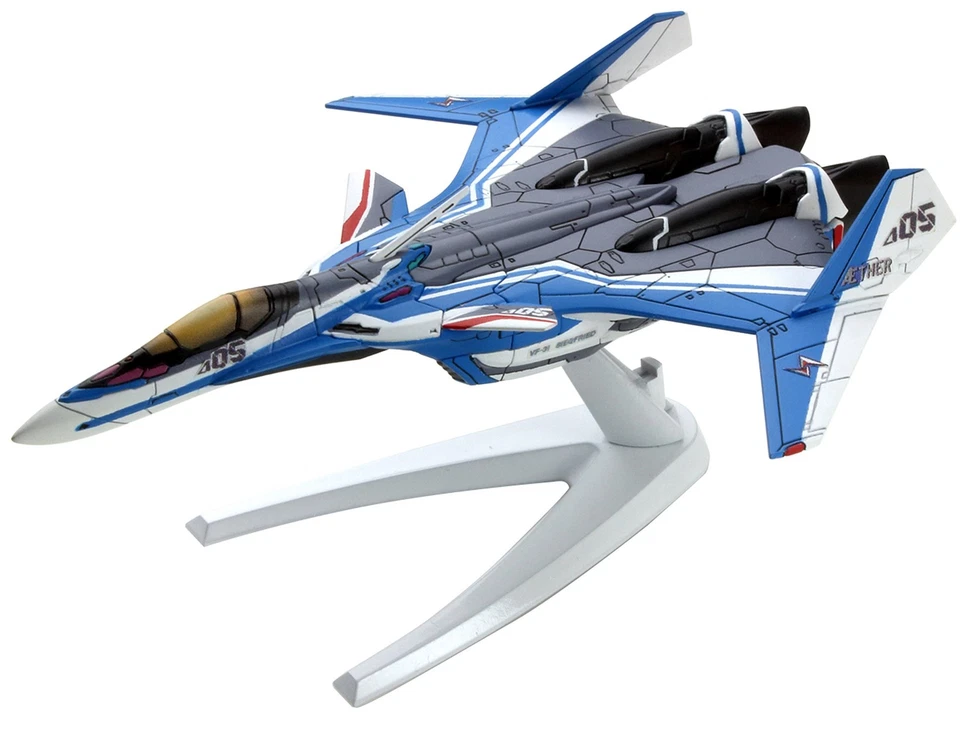 MechaCollection Macross Delta VF-31J Siegfried Fighter Mode Hayate Model Kit - Image 1 of 4