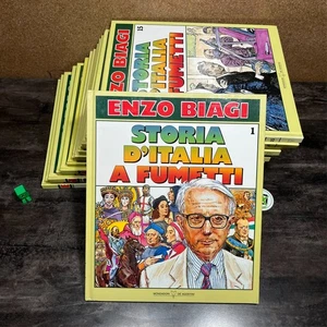 Enzo Biagi storia d'italia a fumetti Serie Completa 15 numeri - Foto 1 di 6
