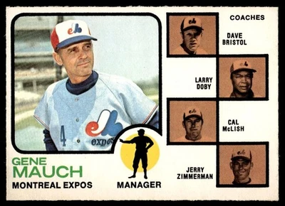 1973 O-Pee-Chee Mauch/Bristol/Doby/McLish/Jerry Zimmerman #377 - Image 1 of 2