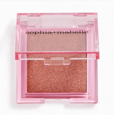 Sophia + Mabelle Satin Powder Highlighter PEACH SANGRIA 3.2g NIB - Image 1 of 3