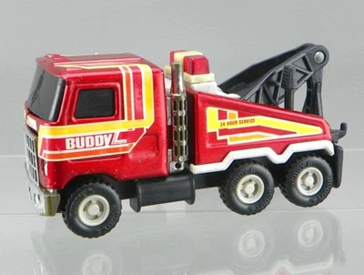 Vintage 1980 Buddy L Pressed Steel Diecast 5" Mack 24 Hour Service Tow Truck JP - Image 1 of 4