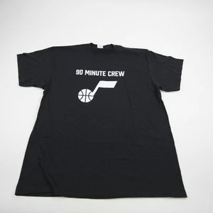 Utah Jazz Port & Company Short Sleeve Shirt Men's Black Used - Picture 1 of 5