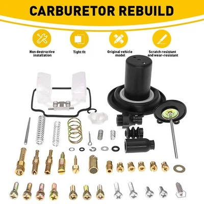 For Honda 1985-2016 Version Rebel 250 CMX 250 CA250 Carburetor Carb Rebuild Kit - Imagem 1 de 4