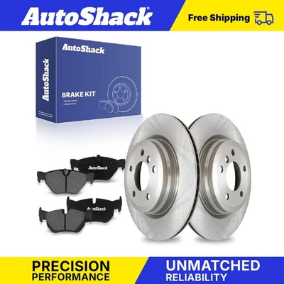 Rear Brake Rotors Premium Ceramic Pads for 2012 BMW X1 2.0L - Image 1 of 2