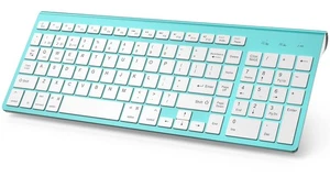 Wireless Bluetooth Keyboard for Mac,Ergonomic Multi-Device Keyboard with Numb... - Picture 1 of 7