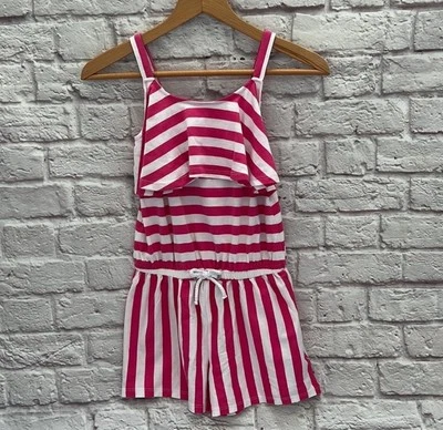 Mameluco a Rayas Rosa Nautica Niñas M 8/10 Sin Mangas Algodón Informal Nuevo con Etiquetas Foto 1 de 4