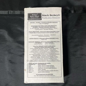 Cartucce di ricambio filtro acqua BB9-2 nero Berkey Elements autentico - Foto 1 di 9
