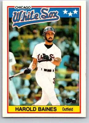 1988 TOPPS UK MINIS #1 HAROLD BAINES NM-MT WHITE SOX - Image 1 of 2