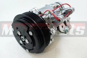 Aluminum Serpentine Sanden 7176(SD7) Small Body AC Air Compressor Hot Street Rod - Bild 1 von 3