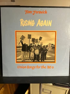 UNION SONGS FOR THE 80's Rising Again TOM JURAVICH LP Records Vinyl Album Signed - Picture 1 of 21
