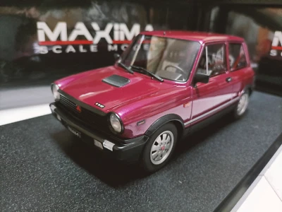 Purple Red Autobianchi A112 MAXIMA 1/18 1984 - Image 1 of 4