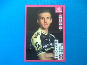 Simon Yates Mitchelton/Scott Panini 102 TOUR OF ITALY Cycling Figure #259