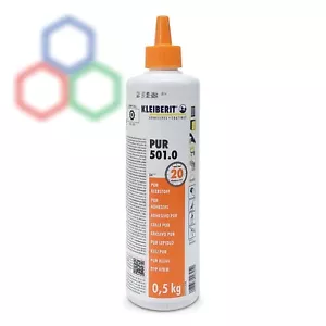 KLEIBERIT PUR Leim D4 501.0 1K-PUR braun Wasserfest Klebstoff Holzkleber 0,5 kg - Bild 1 von 4