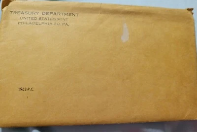 1962 Mint set, envelope opened, coins sealed - Image 1 of 4