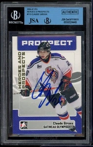 2006-07 ITG Heroes and Prospects Autographs #113 Claude Giroux BGS Authentic - Picture 1 of 2