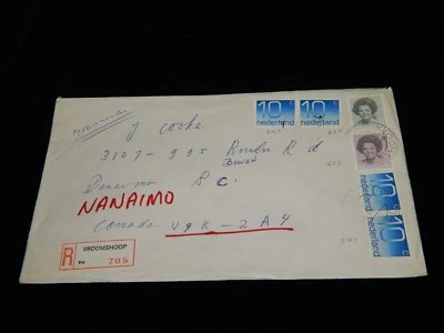 Capa Vintage, VROOMSHOOP, HOLANDA, 1987, Registrada, Nanaimo, BC, Canadá, Rainha - Imagem 1 de 4