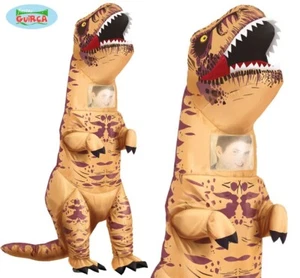 Erwachsene aufblasbar T Rex Dinosaurier Kostüm mit Kompressor Hirsch Do fg - Bild 1 von 5