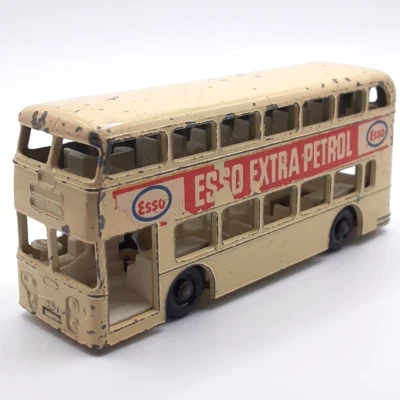 Lesney Matchbox 戴姆勒巴士 Esso Extra Petrol No.74 1966 白色 英国 — 第 1/4 张图片