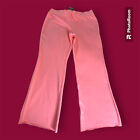 Nwt Vintage Joe Boxer Pink Women?S Xl Sweatpants Raw Edge Slight Flare