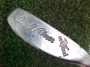Arnold Palmer " THE ORIGINAL " Chrome Flange Blade Putter 35" Golf Club New Grip - Picture 1 of 9