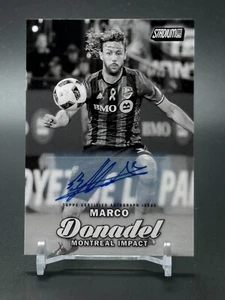Topps Stadium Club MLS 2017 B&W #54 MARCO DONADEL Montreal Impact Auto/99 - Imagen 1 de 2