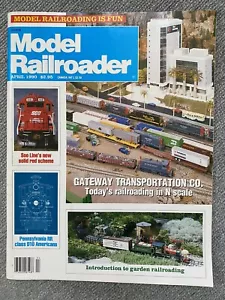 Model Railroader Magazine April 1990, Model Trains Is Fun - Picture 1 of 2
