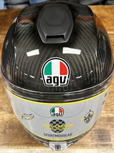 Casco agv sportmodular Carbonio Lucido Tg .xxxl.  63/64cm - Foto 1 di 4