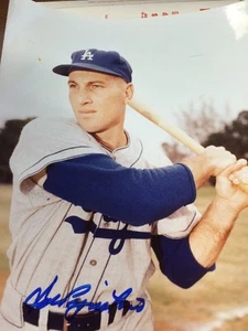 Joe Pignatano Auto 8x10 Color Photo Brooklyn/LA Dodgers NY Mets COA - Picture 1 of 2