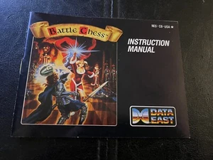 Battle Chess Nintendo NES solo manuale ottime condizioni - Foto 1 di 2
