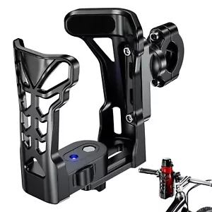 Motorcycle Cup Holder Water Bottle Holder with Adjustable Mounting Bracket - Picture 1 of 6