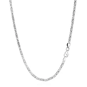 Königskette 925 Sterlingsilber Königs Armband Halskette Massiv Herren B: 2,3mm - Picture 1 of 18