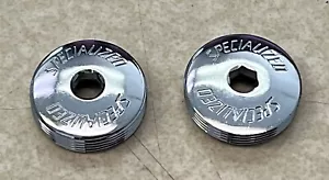 One set / Pair (2) Specialized Dust Caps for Crankset - BRAND NEW - NOS - TWO - Picture 1 of 5