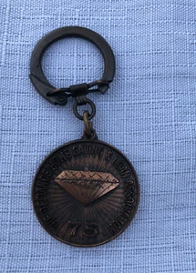 Vintage 1963 Defiance Ohio Savings & Loan Association Defunct Key Chain Key Ring - Picture 1 of 5