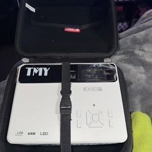 TMY Mini Projector V08 1080P 7500Lumen Portable Full HD Unit Only Open box - Picture 1 of 5