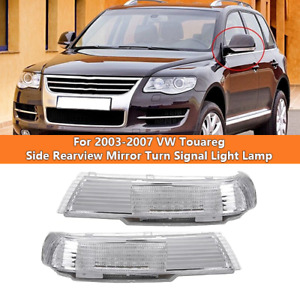 For 2003-2007 VW Volkswagen Touareg Side Rearview Mirror Turn Signal Light Lamp