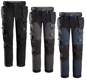 SNICKERS 6275 ALLROUNDWORK 4-WAY FULL STRETCH WORK TROUSERS WITH HOLSTER POCKETS - Picture 1 of 14